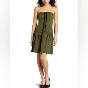 Kensie girl green plaid dress m